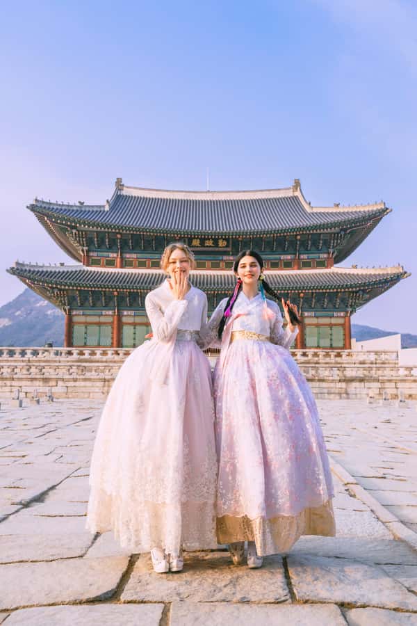 Changdeokgung Hanbok Experience at hanboknam - Sizes for Everyone: Babies, Adults, and XS to XXL