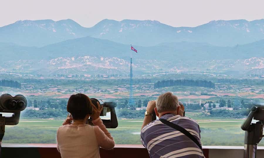 DMZTour from Seoul:3rd Tunnel,North Korea View&UNESCO Valley - Dora Observatory: looking toward North Korea without the fantasy