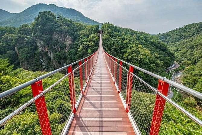 Eobi Ice Valley, Nami Island, Morning Calm and Rail Bike Seoul - The Garden of Morning Calm at night: why the lights finish the trip well