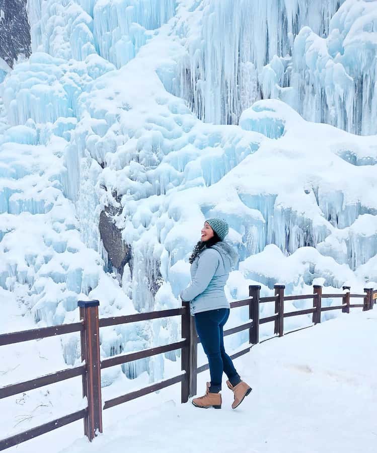 Eobi Ice Valley & Nami (+ Light Festival, Railbike, Alpaca) - Eobi Ice Valley: Frozen waterfall caves and quick photo time