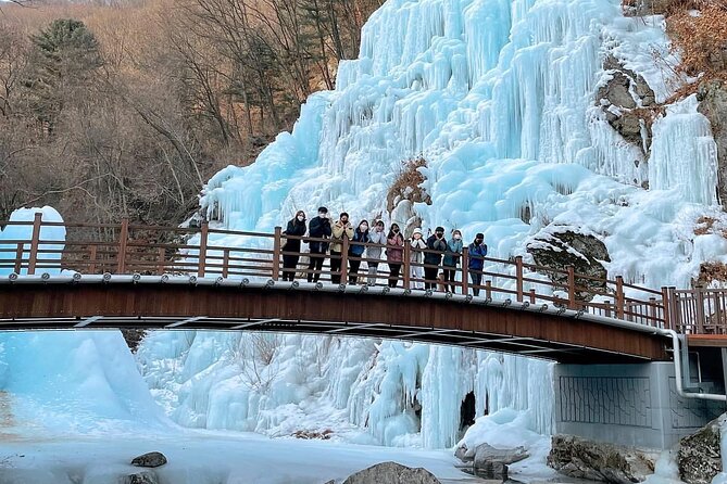 Eobi Ice Wall & Nami Island & Morning Calm Light Festival - Eobi Valley and the Eobi Ice Wall: fun concept, manage your expectations