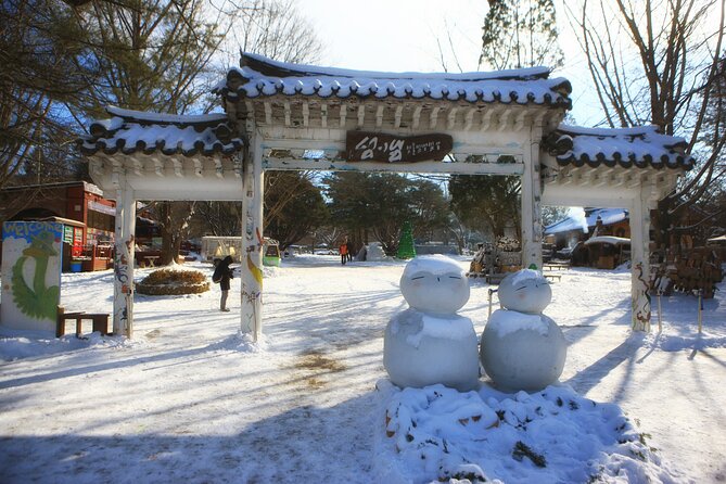 Eobi Ice Wall & Nami Island & Morning Calm Light Festival - Nami Island by ship: winter charm and unhurried sightseeing