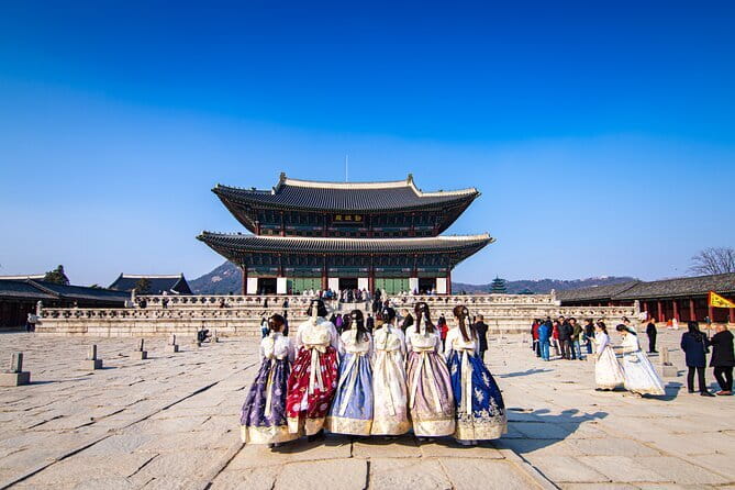 Eobi+Nami+Hanbok Tour with Rail Bike or Strawberry Option - Hanbok Wearing Center + Kimbap Making: The Photo Moment You Control