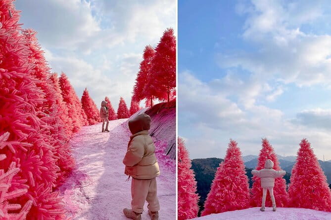 Herb Island and Sanjung Lake and Bidulginang Water Falls - Herb Island: fragrant plants, plus fall color when it lines up
