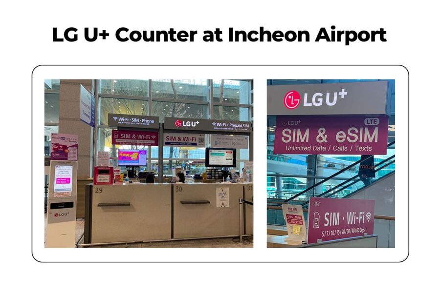 Incheon Airport: Traveler SIM & T-money Transportation Card - The activation moment: what the staff do for you