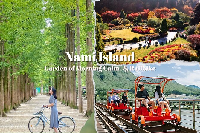 Nami Island & Garden of Morning Calm & Gangchon Railbike Tour - Price and value: what $75.73 buys you (and what it doesn’t)
