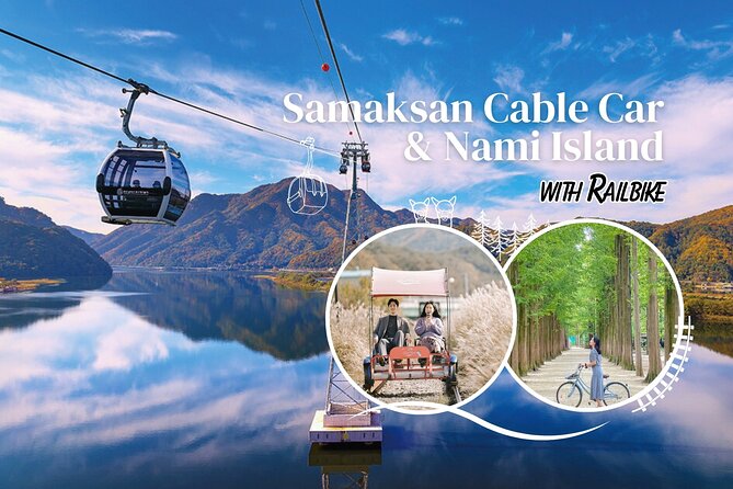 Samaksan Cable Car and Nami Island Day Escape with Railbike - Railbike at Gapyeong Rail Park: bridges, a tunnel, and light exercise