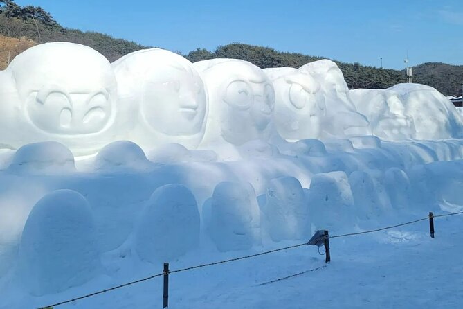 Seoul Cheongyang Alps Village Frozen Ice Wall Tour Pass Ticket - Cheongyang Alps Village: Ice Sculptures, Photo Spots, and a Ride Ticket