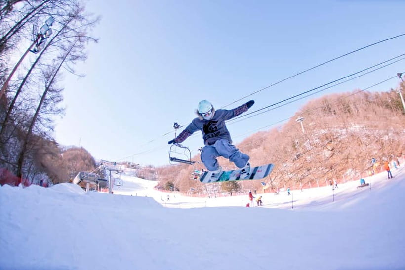 Seoul: Full-Day Winter Trip Ski Resort, Ice Valley, Namiseom - Elysian Ski Resort: Beginner-Friendly Slopes in Gangchon