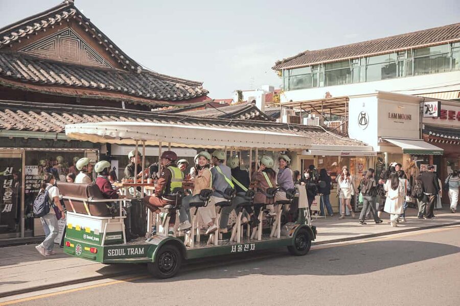Seoul: Guided Tram Tour with Snacks and Hidden Alleys - Snacks, pedaling, and the real pace of the group
