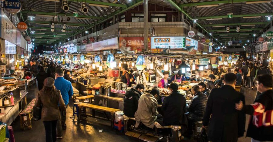 Seoul Gwangjang Market Foody Walking Tour - Gwangjang Market + Cheonggyecheon: a smart first taste of Seoul