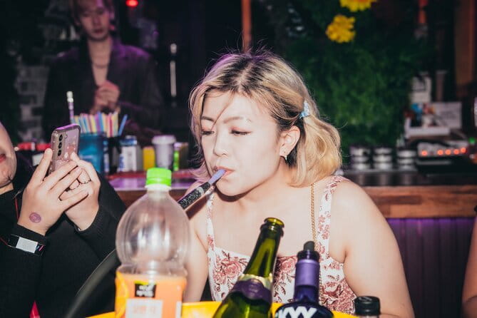 Seoul: Hongdae Premium Pubcrawl with Open Bottles - Stop 2: 247 Hookah Bar — a different kind of hang