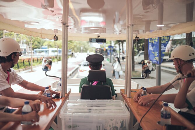 Seoul Tram Pedal Challenge - Insadong Antique Street: old-school streets with a tram-bike perspective