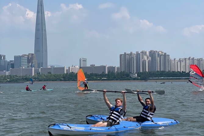 Stand Up Paddle Board (SUP) and Kayak Activities in Han River - Skyline Moments Near Lotte World Tower & Mall
