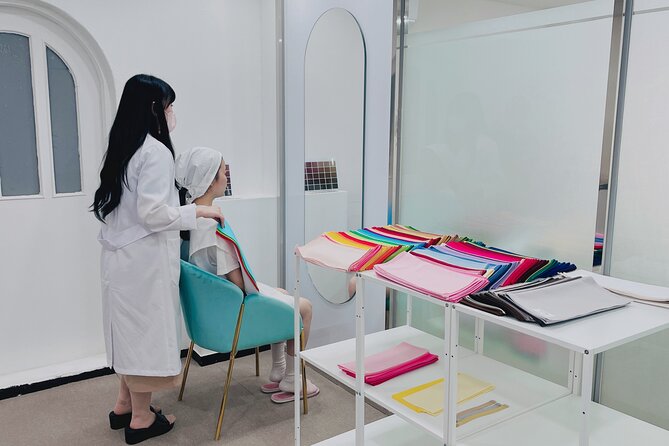Ultimate K-beauty Experience: from Make up to Photoshoot - Step 1: Personal color matching at the Myeongdong shop