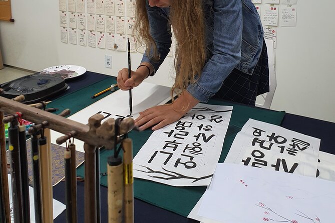 Write a Meaningful Korean Calligraphy Scroll in Insadong - Price and Value: What $42.29 Really Buys You